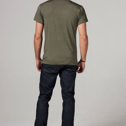 Men's Modal Cross V-Neck Tee