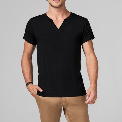 Men's Modal Cross V-Neck Tee
