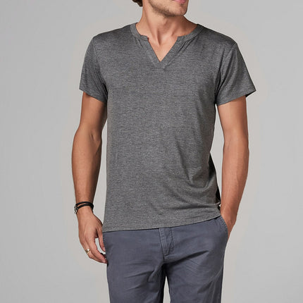Men's Modal Cross V-Neck Tee