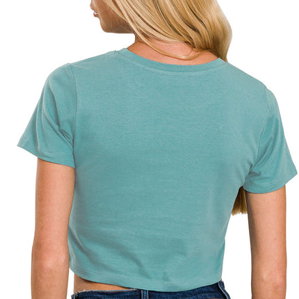 Short Sleeve Crop Top