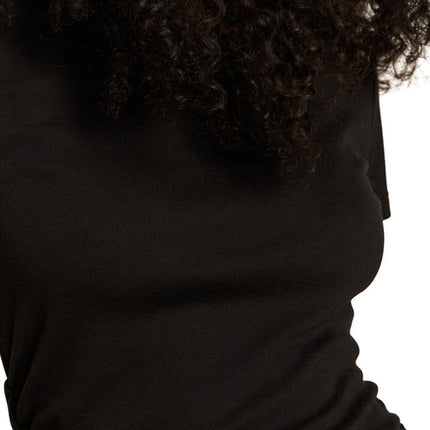 Black Ruched Tee