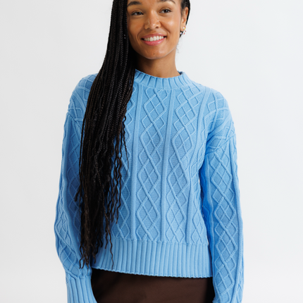 Cable Knit Crew