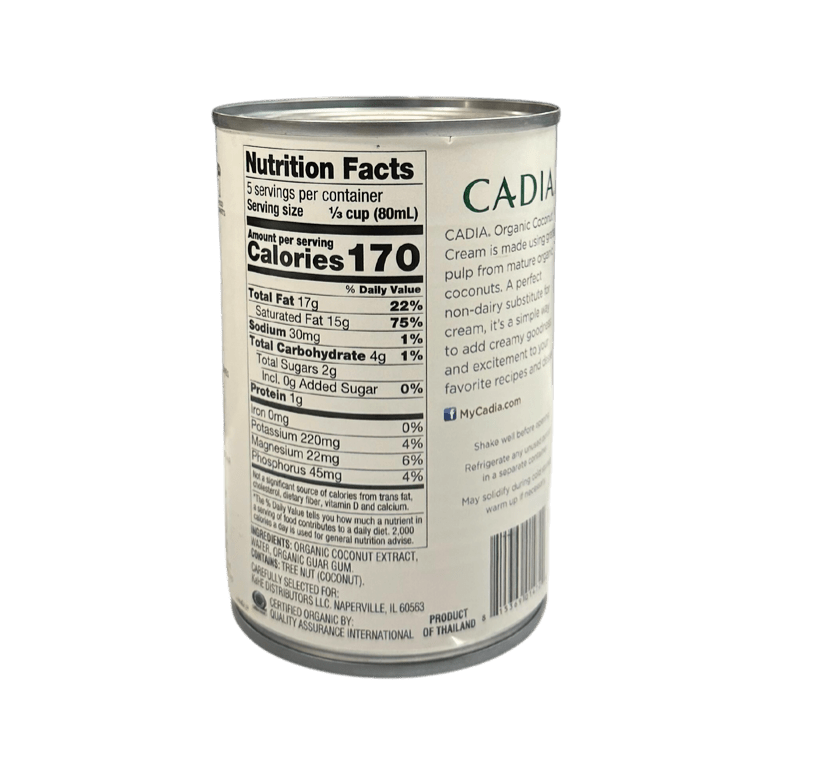 Coconut Cream, Organic, Unsweetened