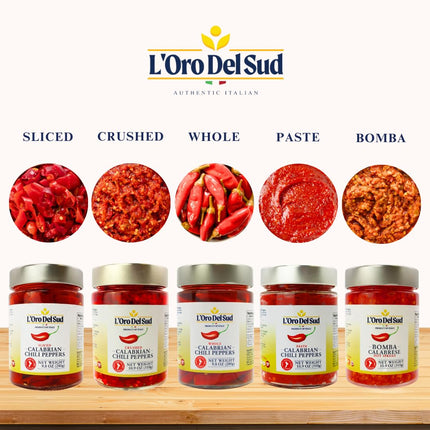 L'Oro Del Sud, Calabrian Chili Pepper Paste, 10.9 oz (310 g)