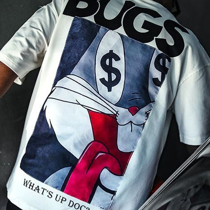 Cartoon Rabbit Graphic T-Shirt – What’s Up Doc