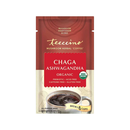 Chaga Ashwagandha Butterscotch Cream Mushroom Herbal Coffee