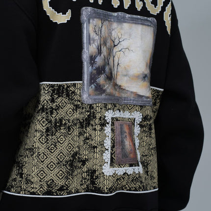 "Change" Panelled Hoodie