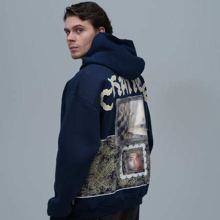 "Change" Panelled Hoodie