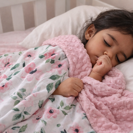 Flowers Forever Minky Blanket