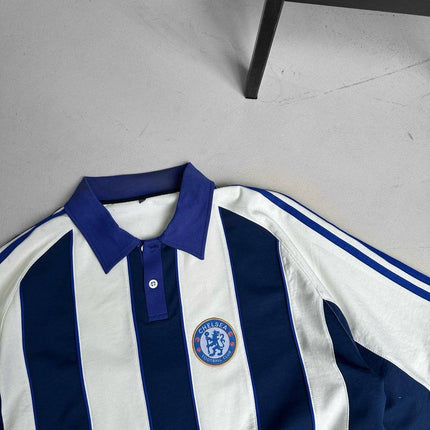 Chelsea FC Polo Shirt - Vintage Football Polo - Retro Soccer Style