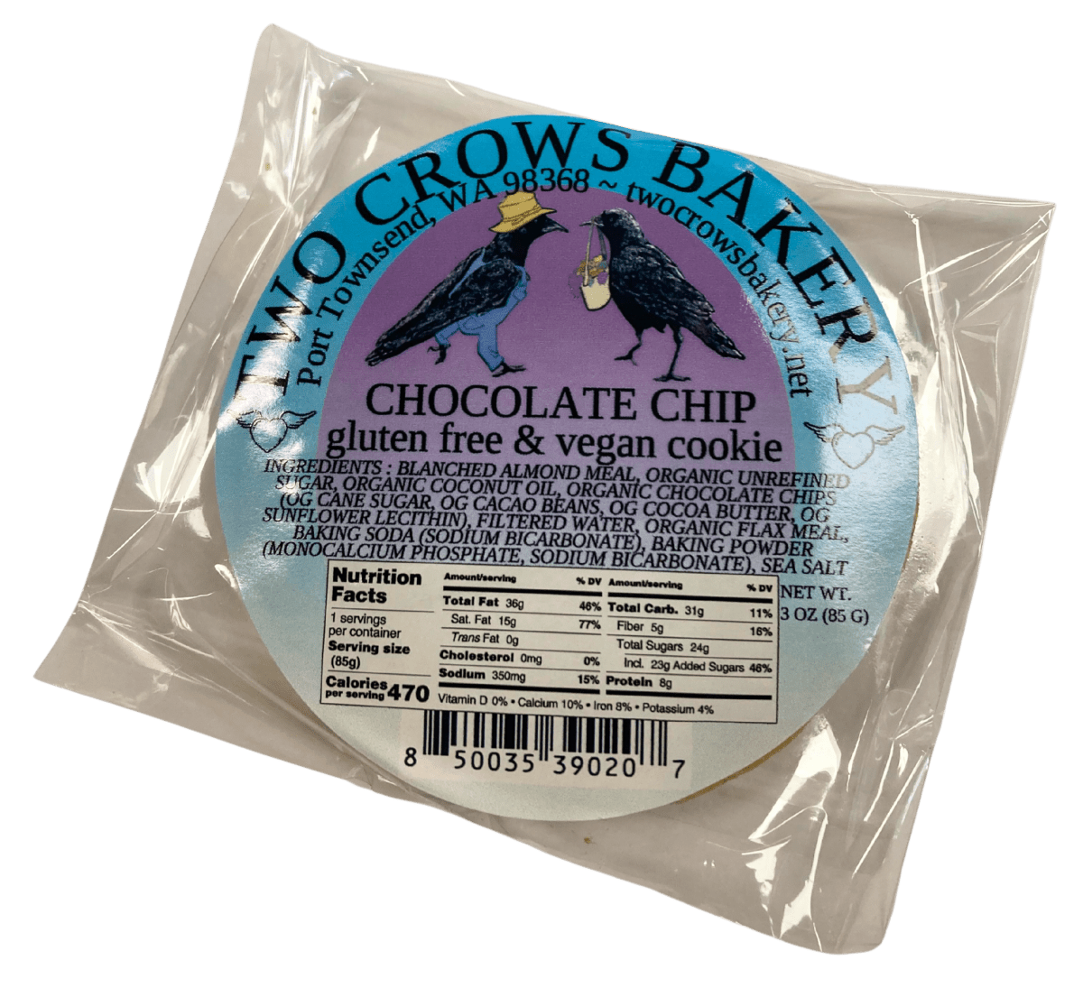 Cookies, Gluten-Free, Vegan, 3 oz