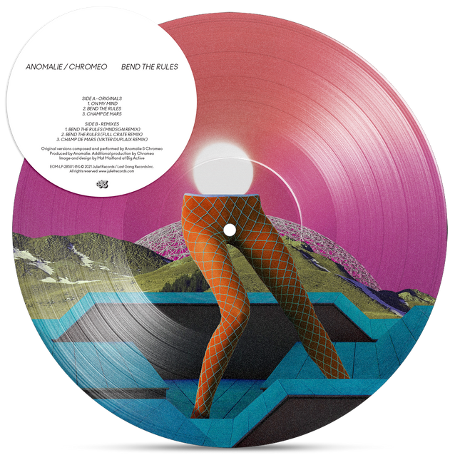 Chromeo / Anomalie - Bend The Rules Picture Disc