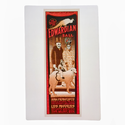 Chuck Sperry Edwardian Ball, San Francisco & Los Angeles 2011 Art Card