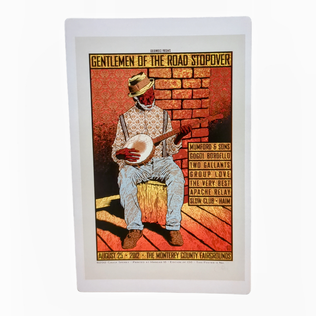 Chuck Sperry Gentlemen of the Road Stopover, Monterey 2012 Art Card