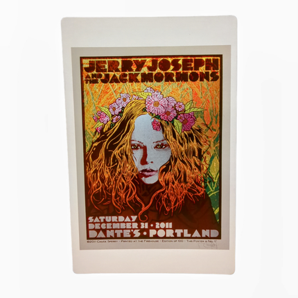 Chuck Sperry Jerry Joseph & The Jackmormons, Portland 2011 Art Card