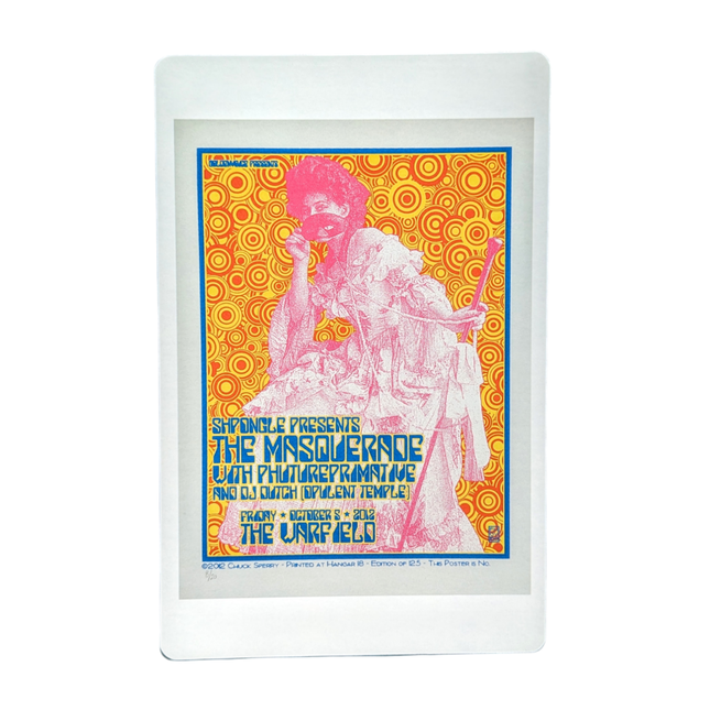 Chuck Sperry Shpongle, San Francisco 2012 Art Card