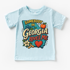 Ice Blue Short Sleeve Tee / 2T Kids