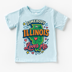 Ice Blue Short Sleeve Tee / 2T Kids