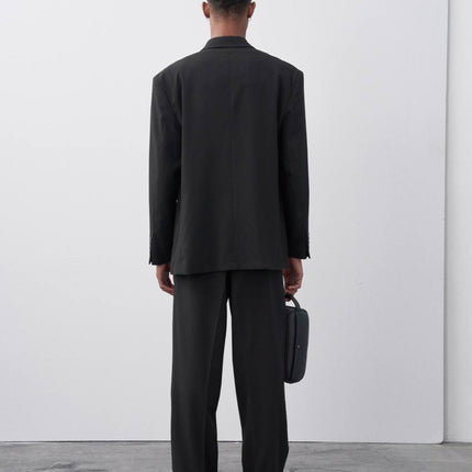 Classic Double Breasted Blazer Suit