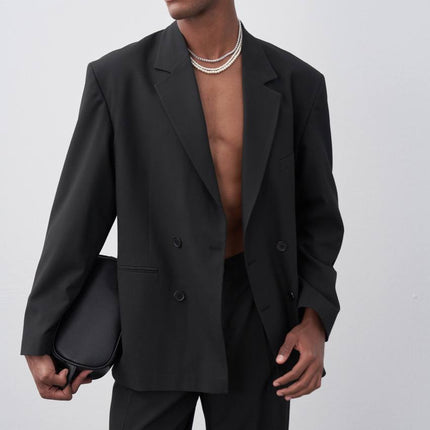 Classic Double Breasted Blazer Suit