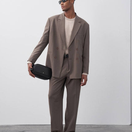 Classic Double Breasted Blazer Suit