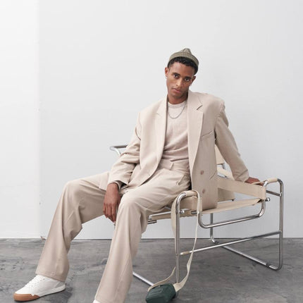 Classic Double Breasted Blazer Suit