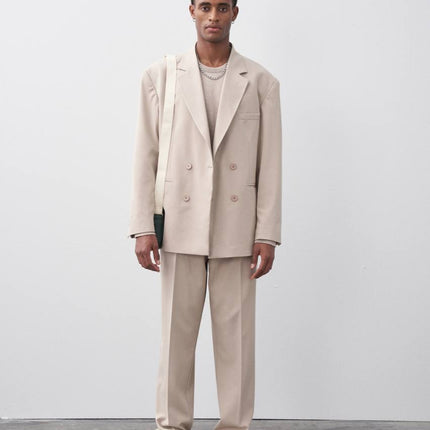 Classic Double Breasted Blazer Suit