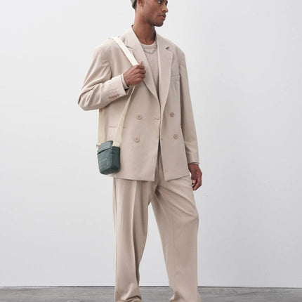 Classic Double Breasted Blazer Suit