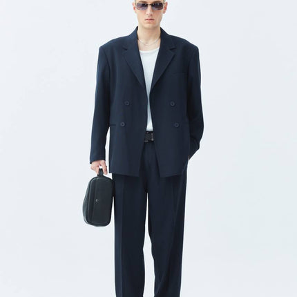 Classic Double Breasted Blazer Suit