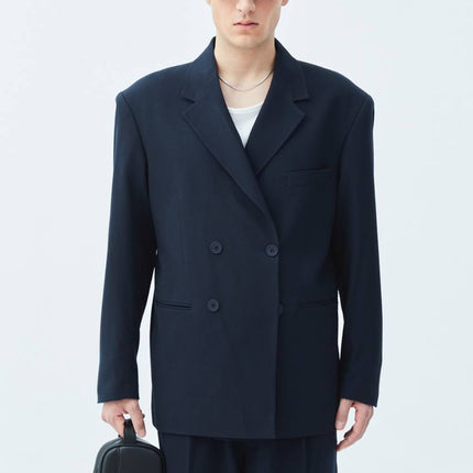 Classic Double Breasted Blazer Suit