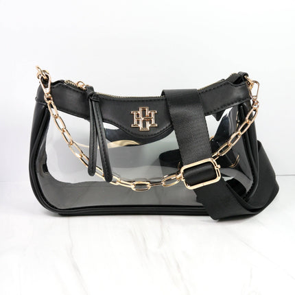 Clear Stadium Crossbody Handbag