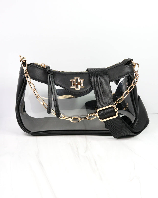 Clear Stadium Crossbody Handbag