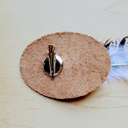 **Turquoise/Black Fluffy Feather Hat Band (Band Only) 983m