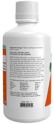 Colloidal Minerals - Essential Trace Minerals, Plant Derived, Unflavored