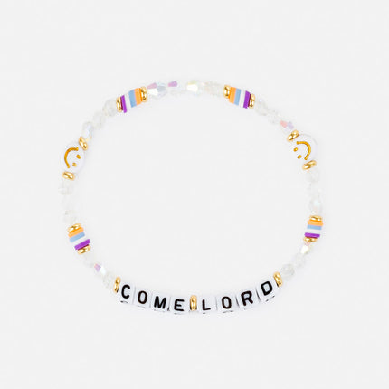 Come Lord Letter Bracelet
