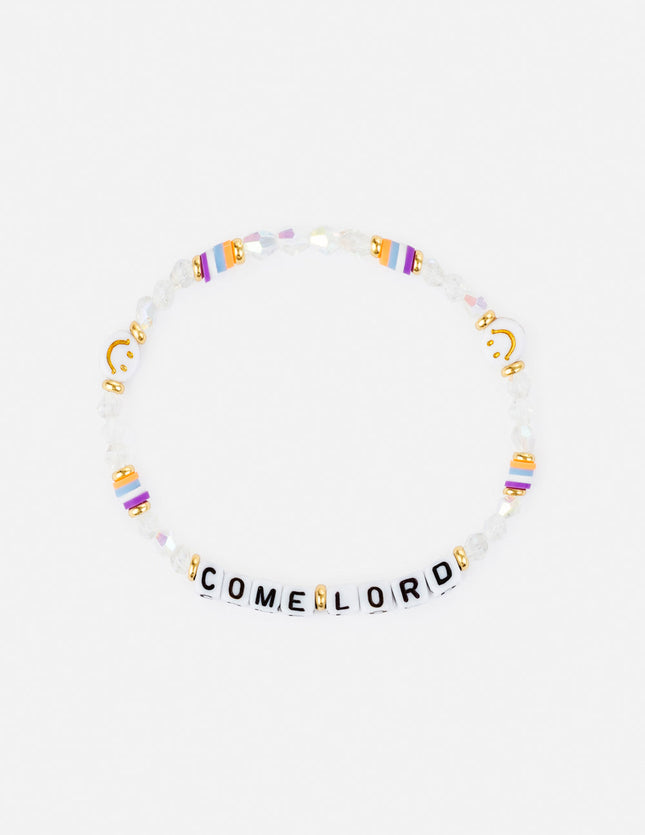 Come Lord Letter Bracelet