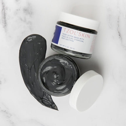Rose Detox Mask with Kaolin Clay, Charcoal, & Lecithin
