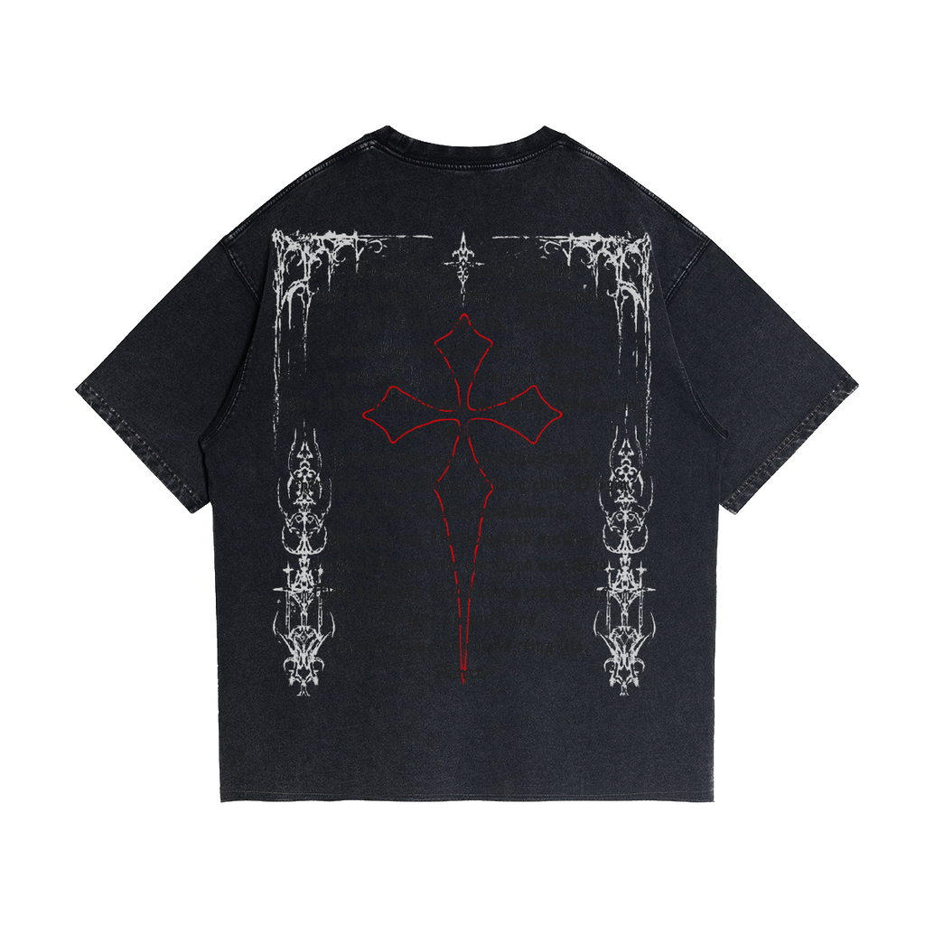 Fallen Angel Garment Dyed Streetwear Tee