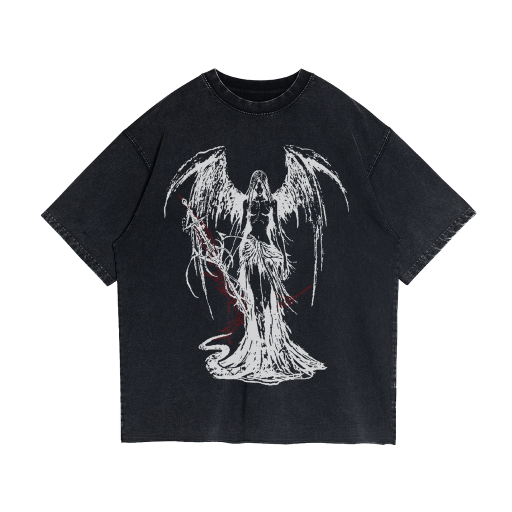 Fallen Angel Garment Dyed Streetwear Tee