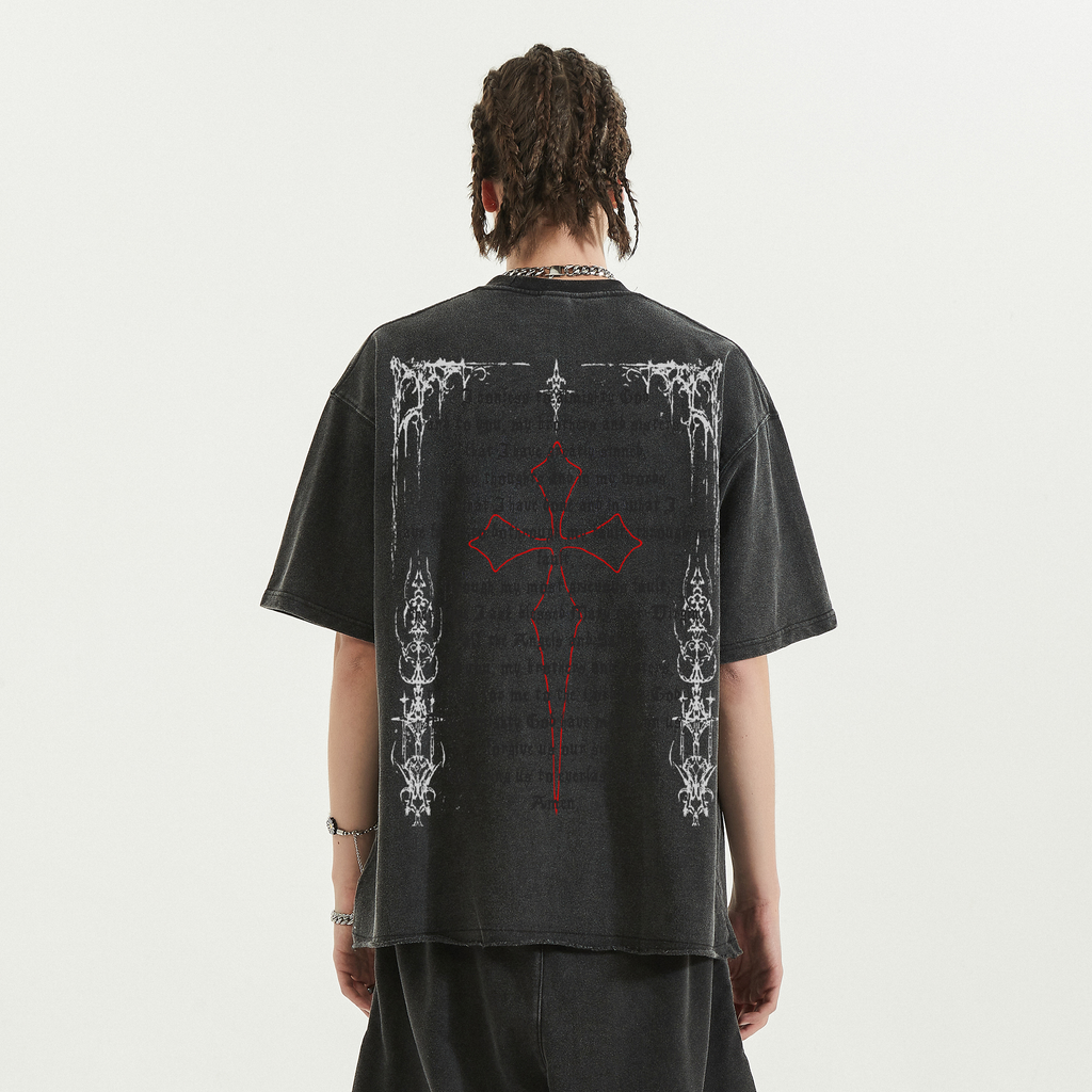 Fallen Angel Garment Dyed Streetwear Tee