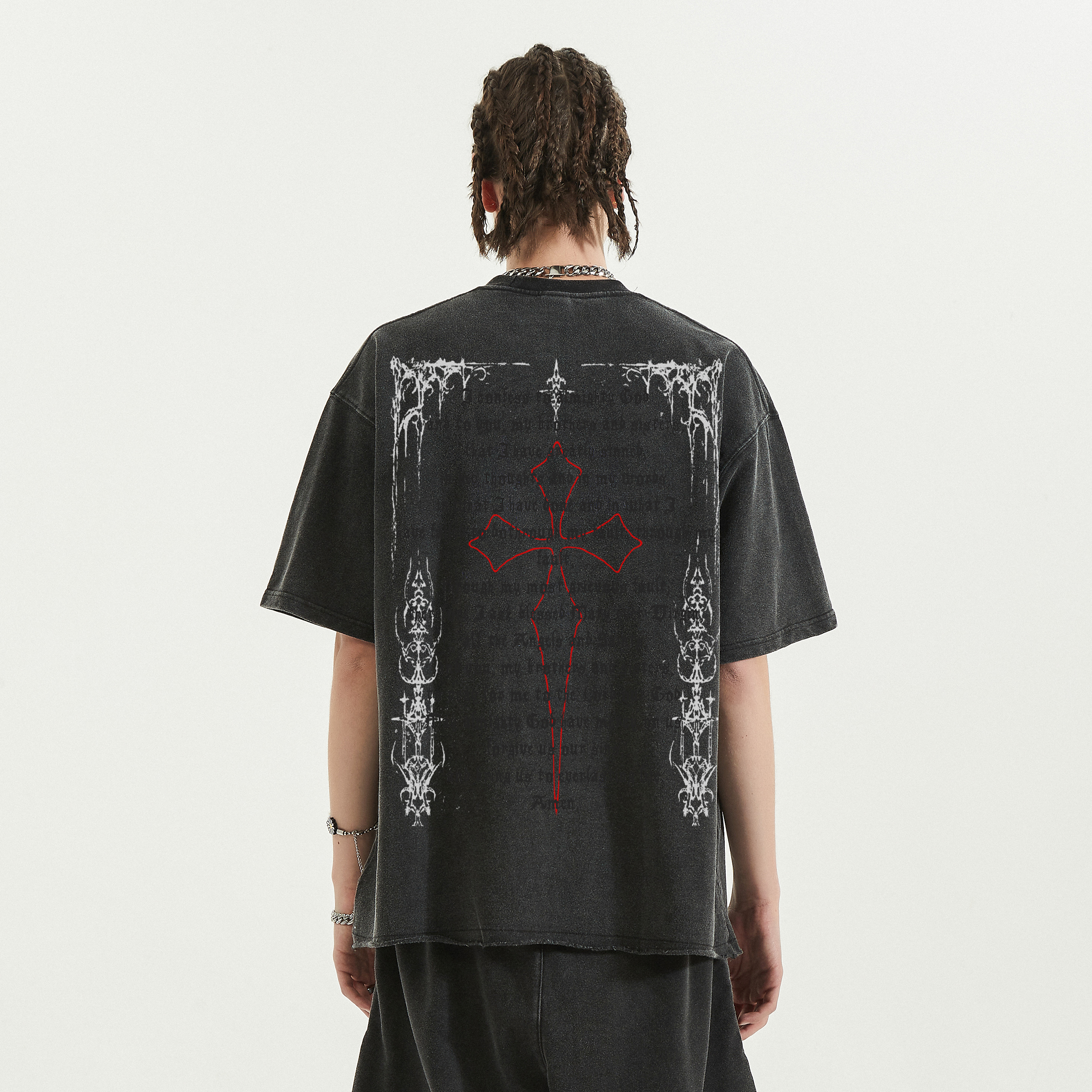 Fallen Angel Garment Dyed Streetwear Tee