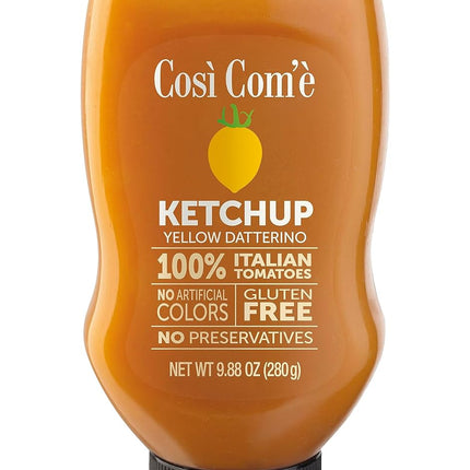Così Com’è, Italian Yellow Tomato Ketchup – 9.88 oz (280 g)