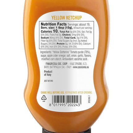Così Com’è, Italian Yellow Tomato Ketchup – 9.88 oz (280 g)