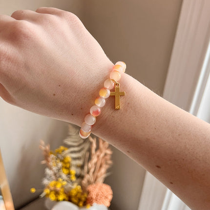 Cross Charm Bracelet