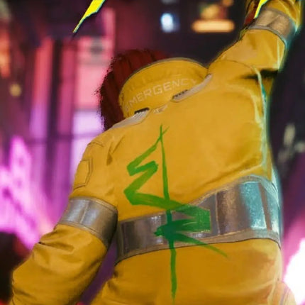 Cyberpunk Edgerunners Yellow Jacket Women's