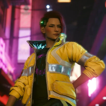 Cyberpunk Edgerunners Yellow Jacket Women's