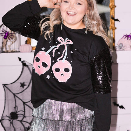 Cherry Skull Long Sleeve