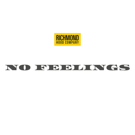 No Feelings T Shirt - Black