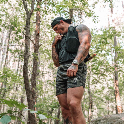 MEN'S | HYBRID SHORT : DEEP FOREST