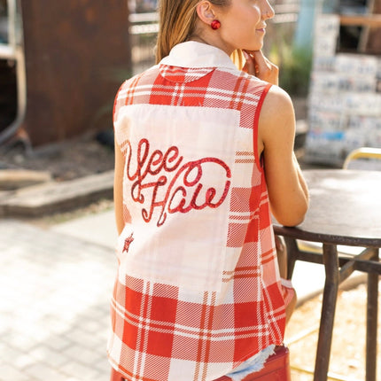 Yee-Haw Rodeo Vest Top